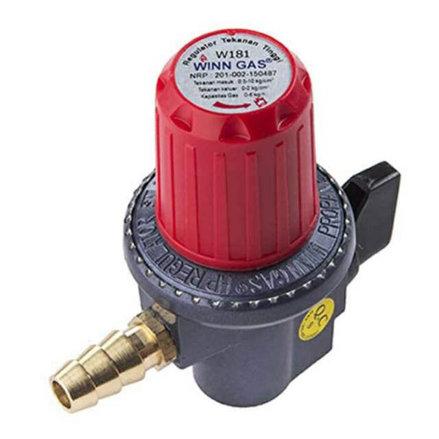 Winn Gas Kepala Regulator Gas Non Meter High Pressure/ Tekanan Tinggi W181NMHP