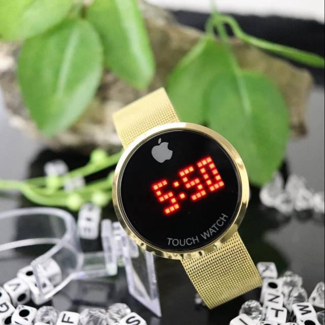 JAM TANGAN PRIA DAN WANITA IPHONE LED KEREN