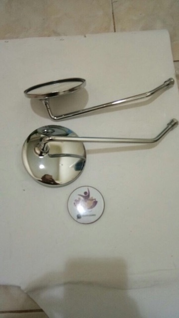 Spion fino/Spion bulat crome/ spion vespa panjang