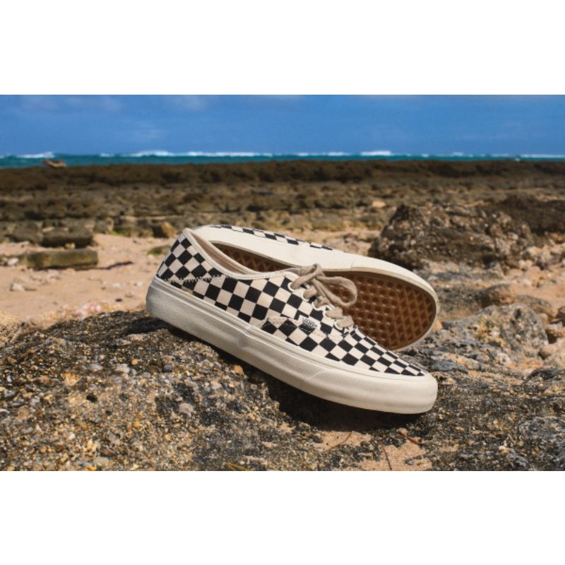 VANS AUTHENTIC SF ECO THEORY CHECKERBOARD BLACK MARSHMALLOW ORIGINAL