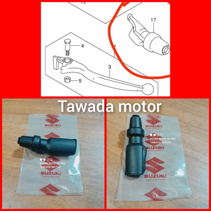 KARET TUTUP HANDLE KOPLING SUZUKI SATRIA FU OLD. FU FI. GSX. BANDIT