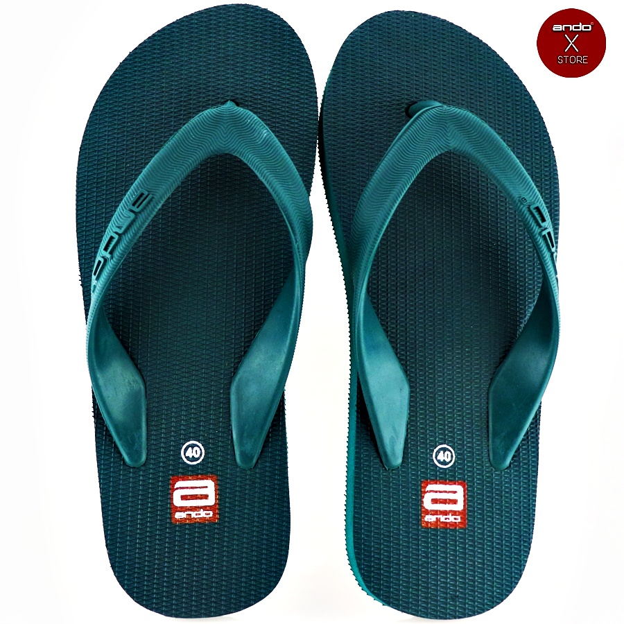 Ando Hawaii Hijau - Sandal Jepit Pria Sandal Diskon