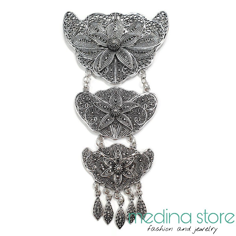 Bros Kebaya Susun Kutubaru Size Besar/Bros Hijab Pesta/Bros Yogja Jawa Bali Aceh-Perak Bakar