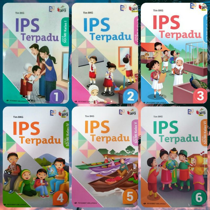 Jual Buku Ips Terpadu Sd Mi Kelas 1 2 3 4 5 6 Kurikulum 2013 New Erlangga Shopee Indonesia 3105