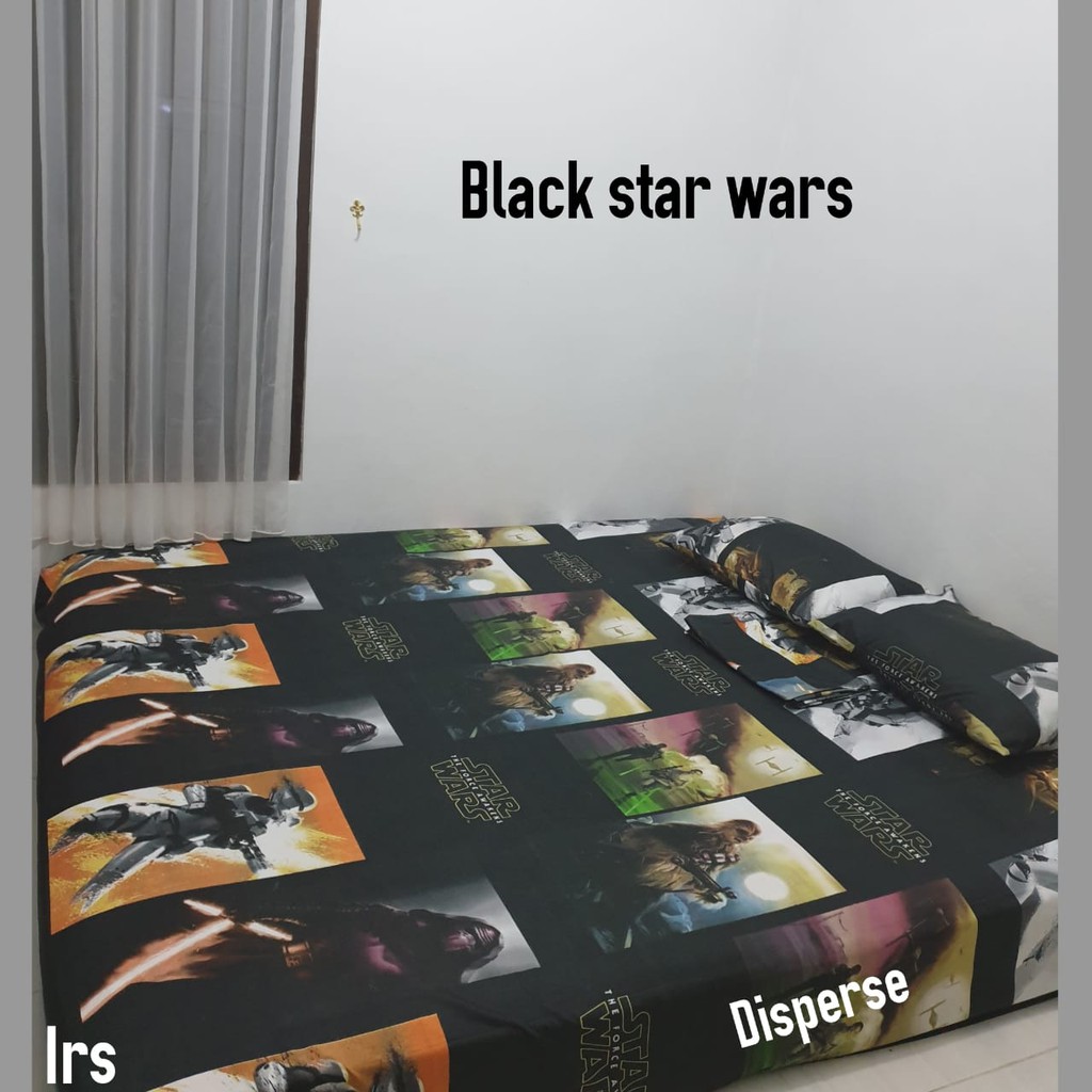 Sprei Homemade Murah BLACK STAR WARS