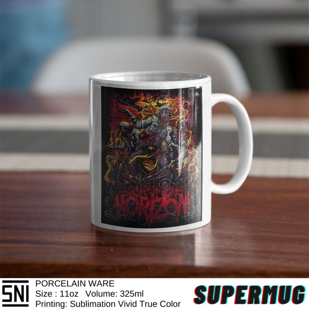 Mug Custom War Zombie Bring Me The Horizon