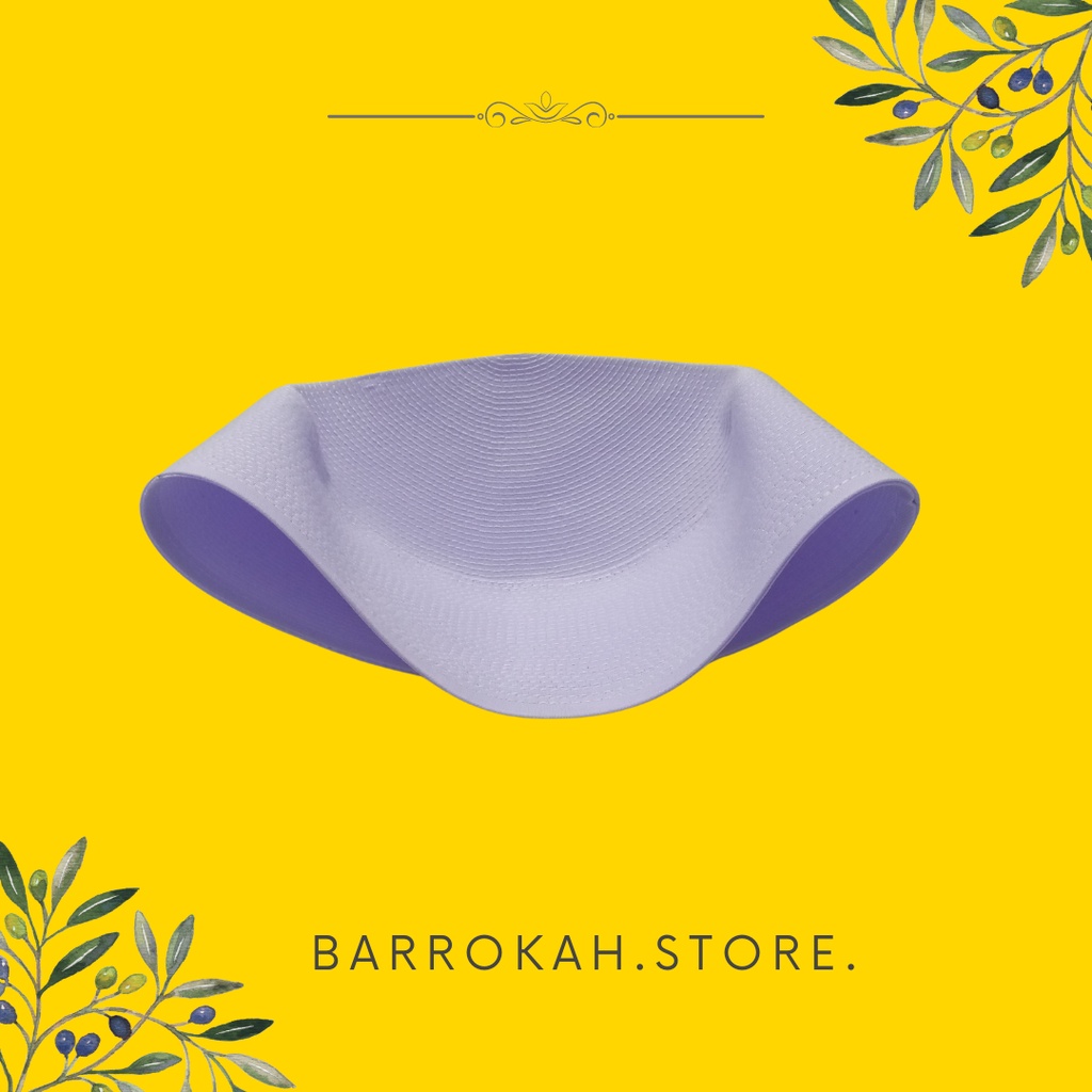 Songkok putih Menara tinggi 8 cm peci putih peci batok kalbut topi peci peci santri kopiah haji peci