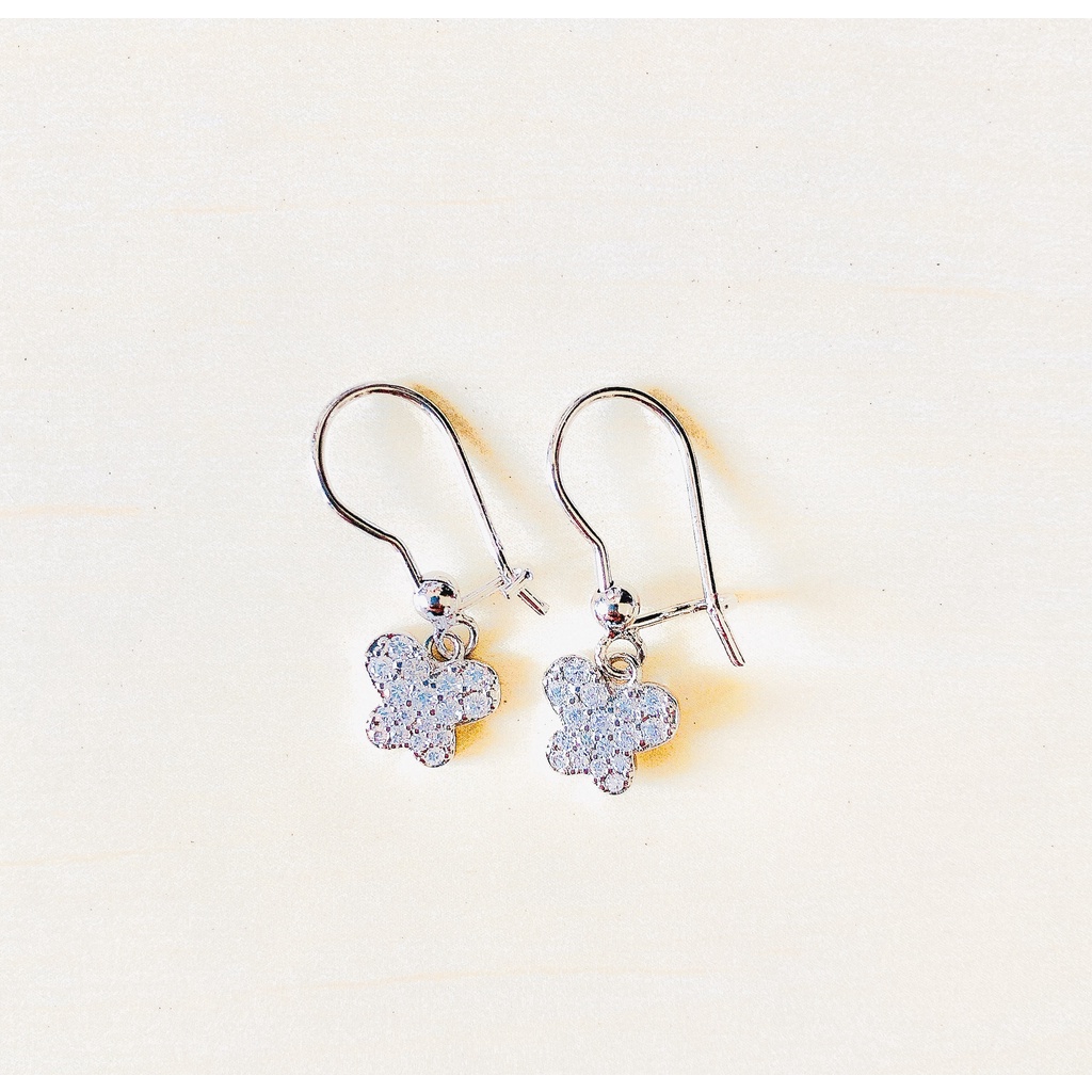 Anting Wanita Xuping Terbaru / Anting Wanita Kupu2 Full Zirconia Silver Xuping-2