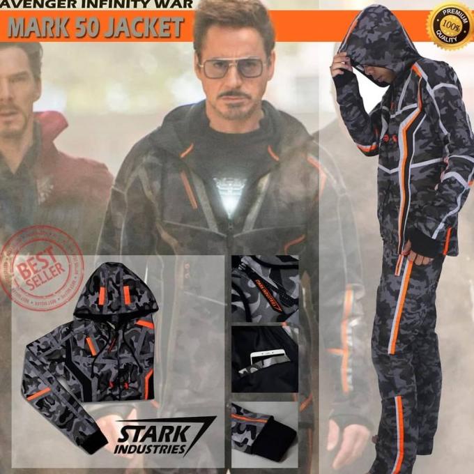 JAKET IRON MAN / JAKET TONY STARK / JAKET INFINITY WAR PREMIUM QUALITY