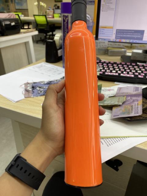 Payung Lipat Botol Polos Anti Uva Anti Hujan - Payung Promosi F154