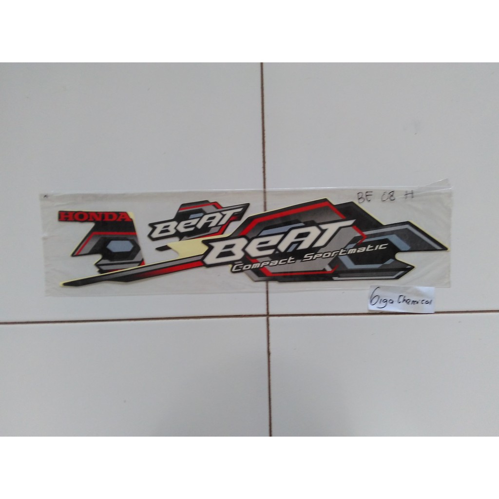 striping sticker lis beat old karbu 2008 2009 hitam