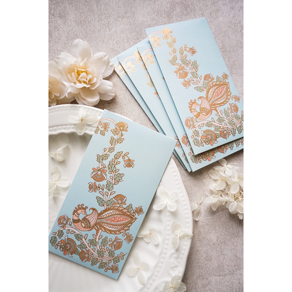 

Angpau Premium Peacock with Full Flowers Untuk All Occasion