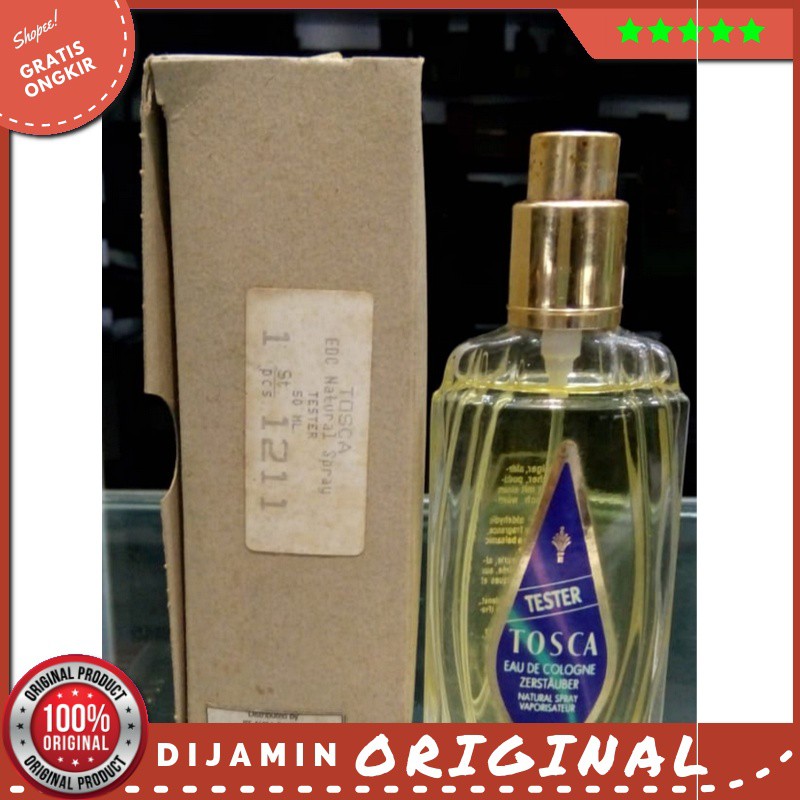 Parfum Original Tosca Eau De Cologne 50Ml Spray ( Tester ) Asli Ori Wangi Enak Elegan Tahan Lama