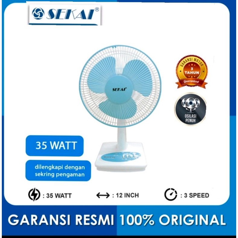 Jual Kipas Angin Meja Sekai Dfn Desk Fan Sekai Inch Shopee