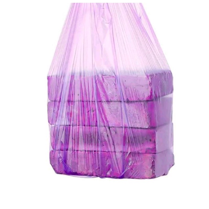 Kantong Plastik Sampah Jumbo 1 Pack isi 5 Roll 100 Pcs Plastik Sampah Gulung 45 x 50 Cm 1 Roll Disposable Garbage Bag