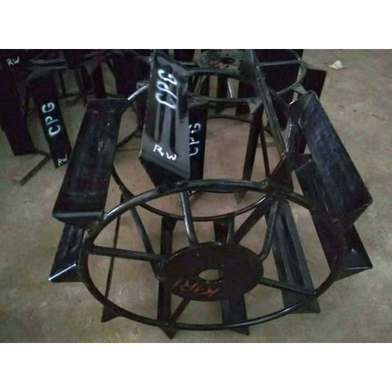 Satu Pasang Roda Besi Traktor Quick Mini Capung