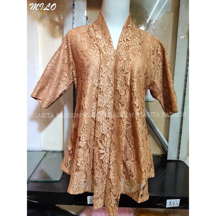 Atasan Kebaya Kutu Baru Brokat FLOY Warna milo