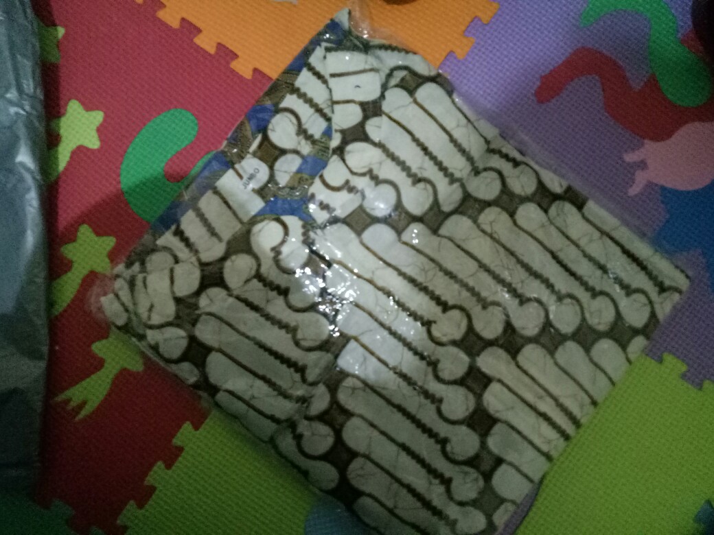 Gamis Batik Modern Jumbo Ld 120 Fit To Xxxl