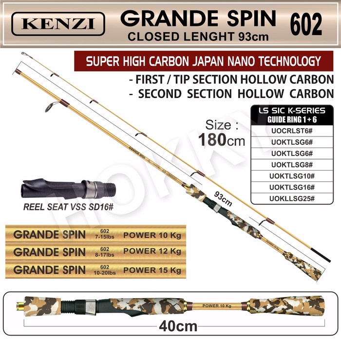 JORAN KENZI GRANDE SPIN 602 10-20 LB