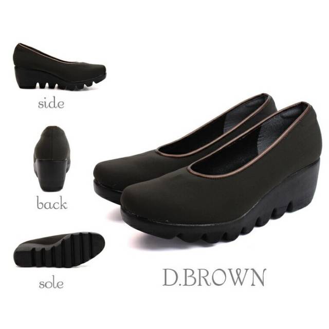 sepatu wedges First Contact