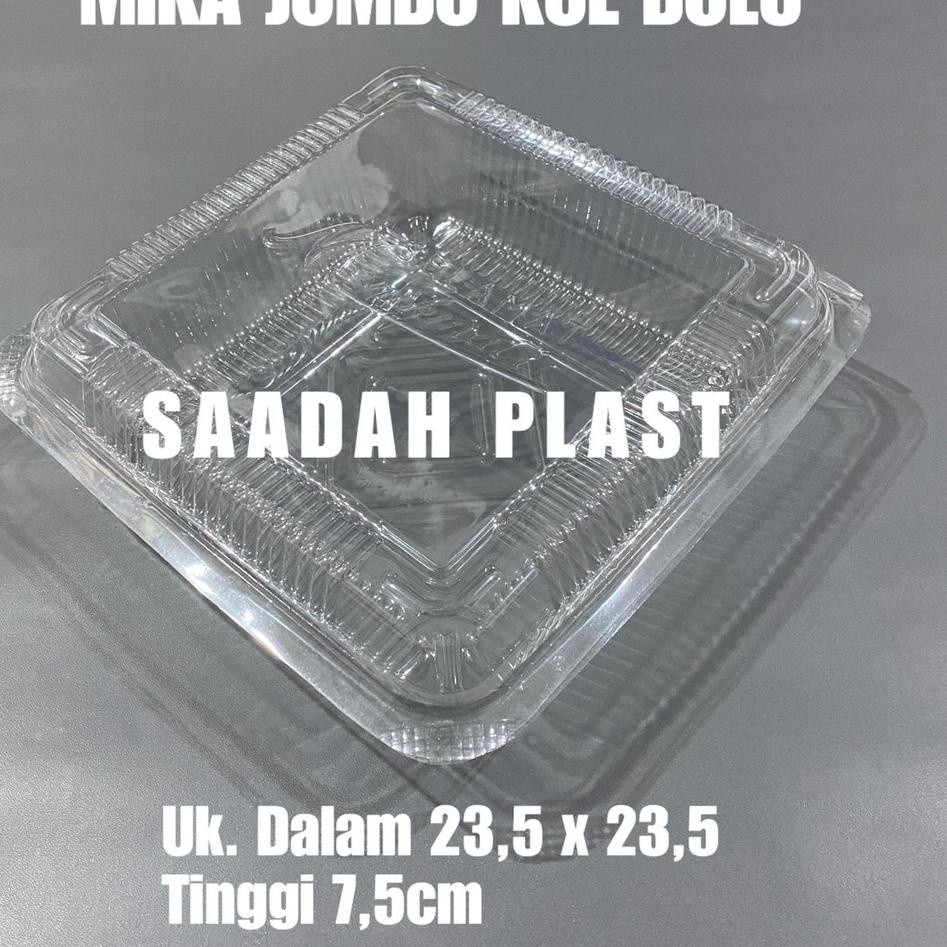 

✦ (ISI 50) MIKA JUMBO KUE BOLU - MIKA PLASTIK BESAR KOTAK BOX KEMASAN KUE ™