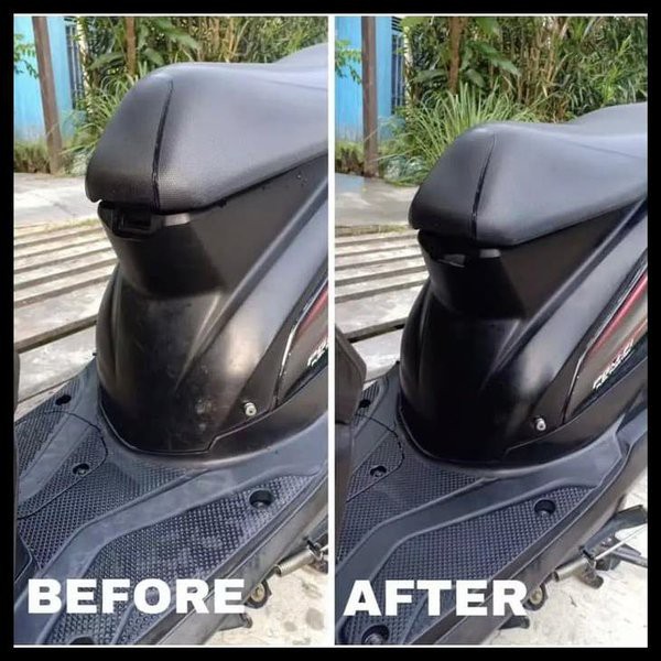 WK PLASTRIM Penghitam Body Permanen Penghitam Body Kasar Dashboard Spakbor Plastrim Restored back