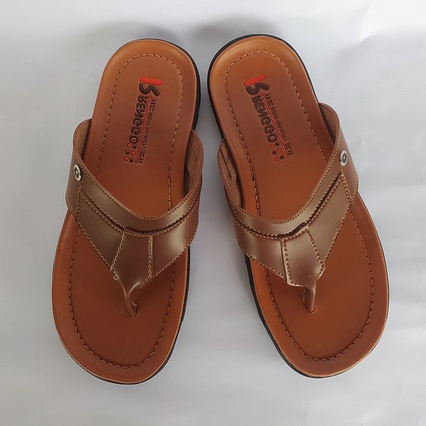 Sandal pria Kulit Pu Leather murah 02