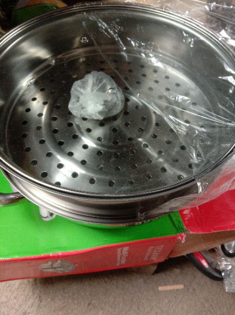 Dandang Steamer Panci Kukus Stainless Steel 28-steamer Pan