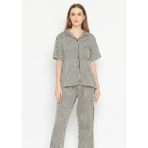 HANA SLEEPWEAR PIYAMA / BAJU TIDUR PRIA / WANITA ( COUPLE )  100 % COTTON-2