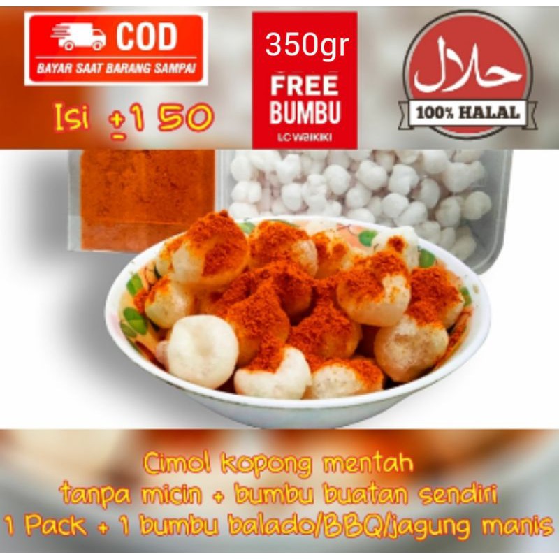 

Cimol Kopong GARANSI 50% Bumbu Buatan Sendiri 350gr