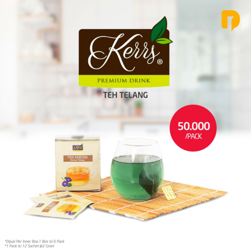 

Kerrs teh telang minuman herbal teh kerrs herbal