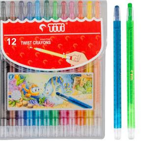 

Twist Crayon Krayon Putar Joyko TiTi TWCR-12S 12 Warna/Colors .,