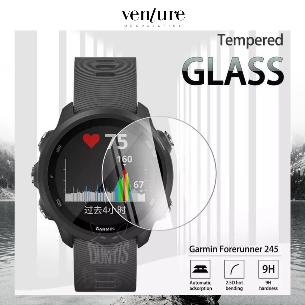 ANTI GORES SCREEN PROTECTOR TEMPERED GLASS GARMIN FORERUNNER 245