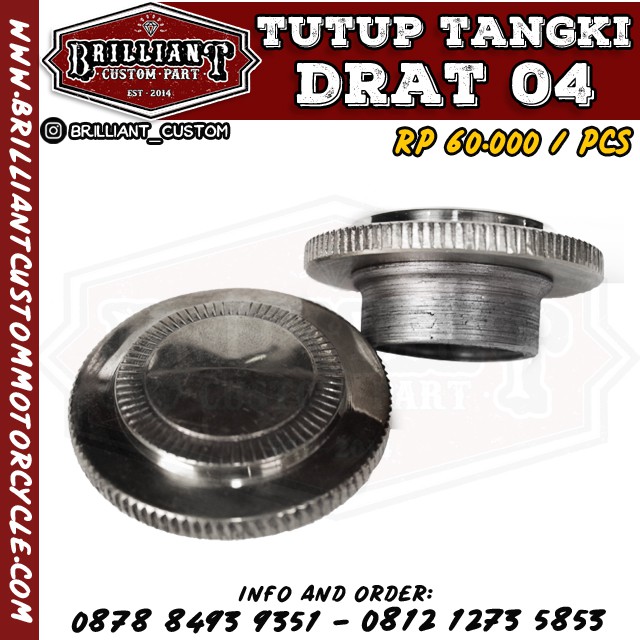 Tutup Tangki Custom model Drat