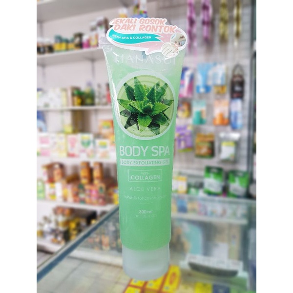 Hanasui Body SPA Aloe Vera 300 ml / Scrub Hanasui