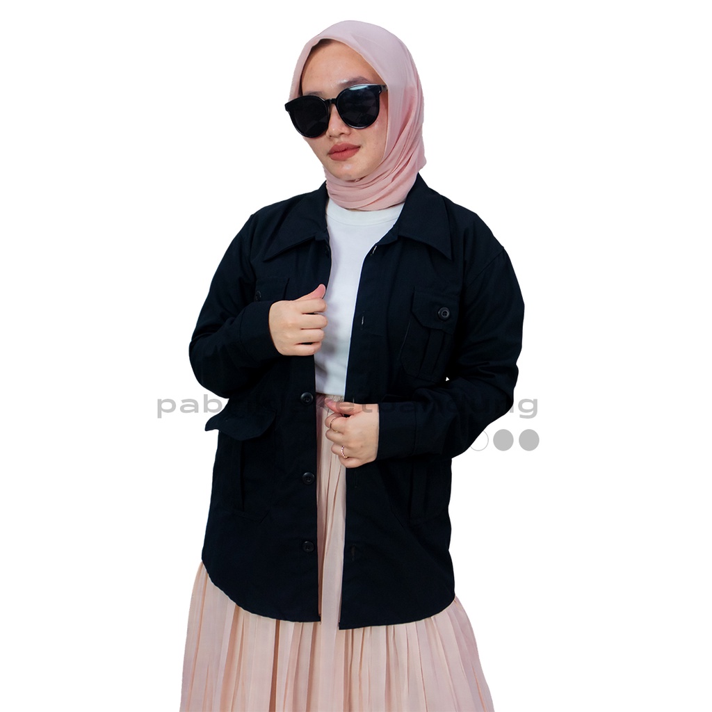 ADAM JAKET HITAM || JAKET SEMI PARKA || JAKET PRIA DAN WANITA MASA KINI