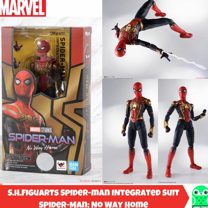 SHF Spiderman Integrated suit Spiderman No Way Home MISB Ori Bandai