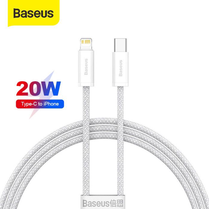 Baseus Dynamic Series Type C to Lightning Nylon 20W - Quick Charging PD Cable Data