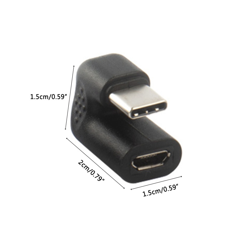 Btsg Tipe C Male Plug To Micro USB Female Adapter Charging Converter Transfer Data Kecepatan Tinggi USB3.1 Untuk Ponsel PC