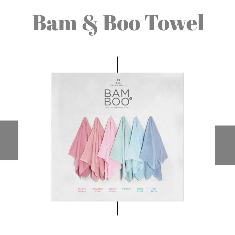 Little PalmerHaus Mason Baby Towel / Bamboo / Bam&amp;Boo