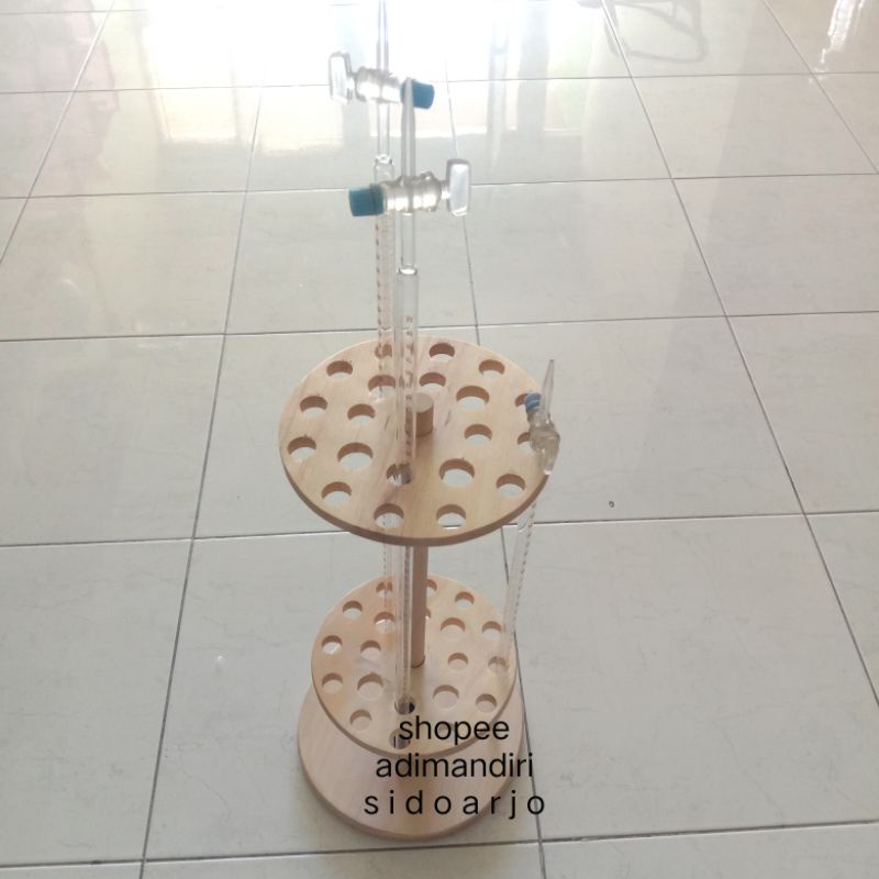 RAK BURET KAYU 20 Lubang