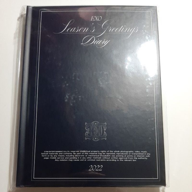 [sharing] Hard Cover Diary EXO SG 2022