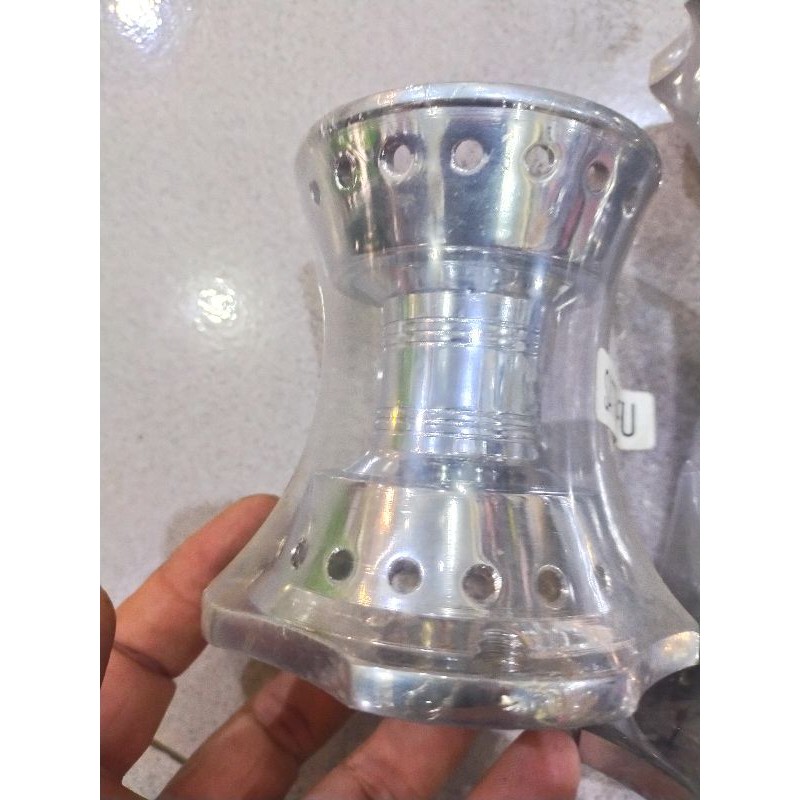 TROMOL BECAK SET CHROME PNP SATRIA FU150 NON SAMBUNGAN FULL BAHAN