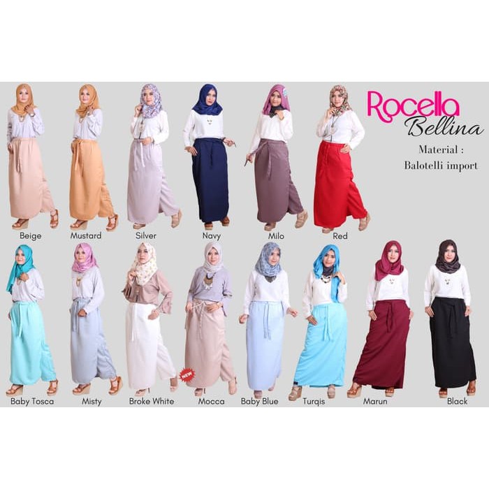Rocella Bellina Rok Celana Katun Balotelli XXL XXXL Rocella Bellina Rok Celana Katun Balotelli XXL XXXL