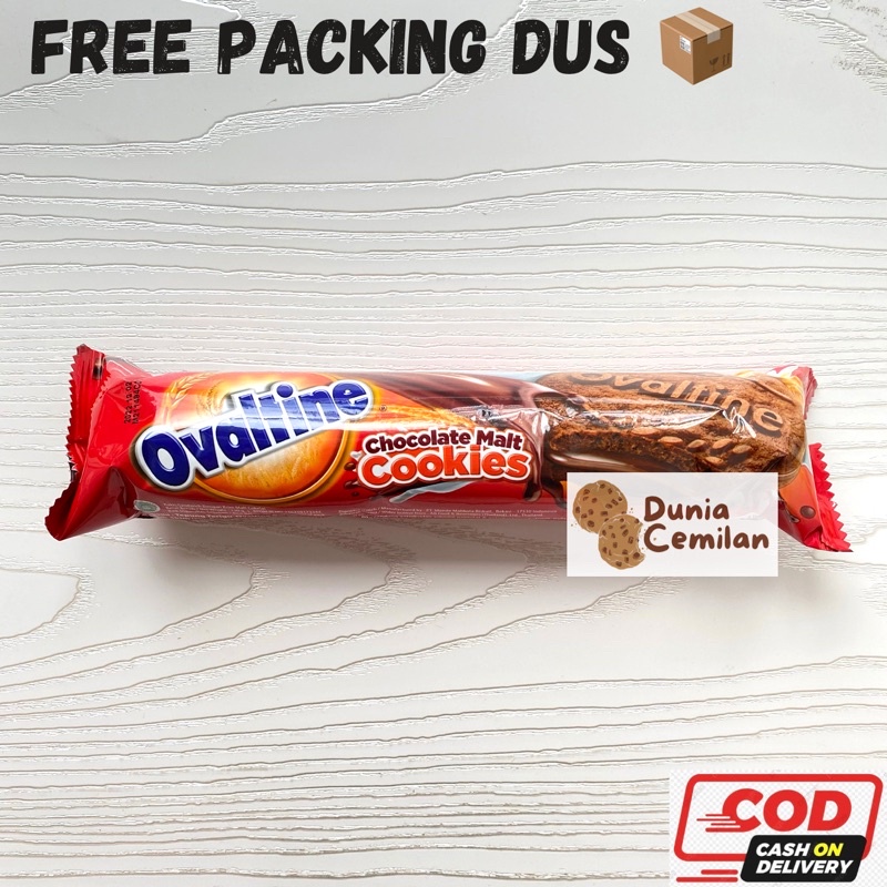 [TERMURAH!!] Nissin Ovaltine Choco Malt Cookies 130gr - biskuit nikmat enak diskon termurah cemilan