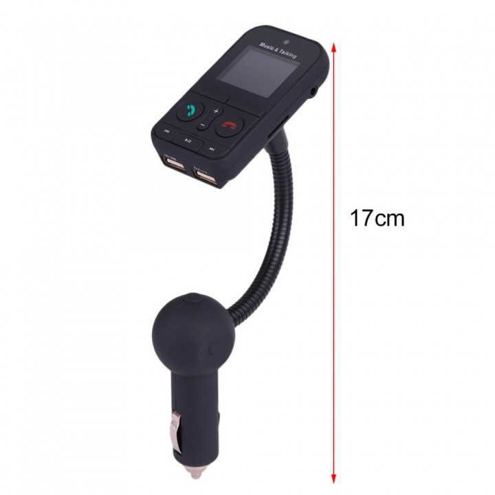 640C Multifunctional Automatic Car Music Talking Car Kit FM Transmitter LCD