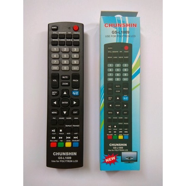 Remote Remot TV Polytron Politron CinemaX LCD LED Multi Prt Universal