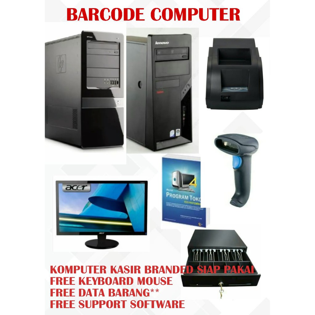 Komputer Kasir Full Set Paket Hemat