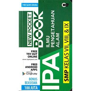 New Pocket Book IPA SMP Kelas VII, VIII, & IX