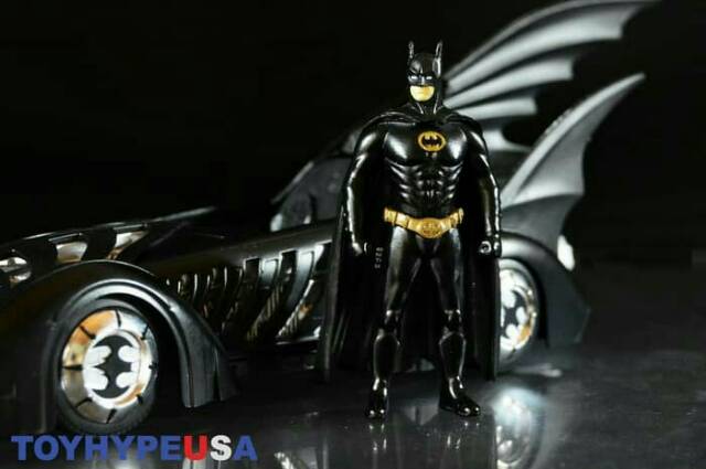 Diecast Jada Forever Batmobile &amp; Batman DC Series 1:24 Metallic Black